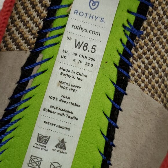 Rothy's The Loafer in the Mocha Spot Leopard Print Size 8.5 - Picture 13 of 13